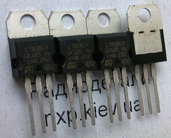 L7808CV       . regulator