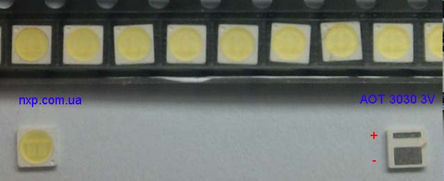 LED AOT 3030 3V 260ma A31 LED    . LED 