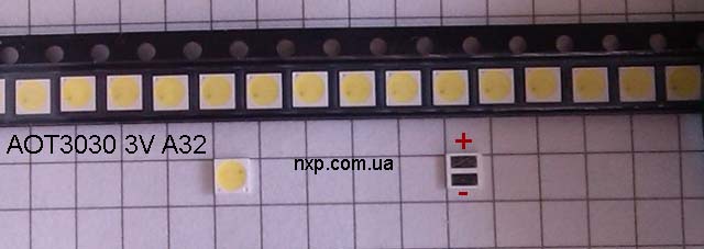 LED AOT 3030 3V 260ma A32 LED    . LED 